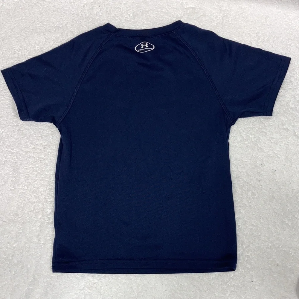 Underarmour heatgear navy blue shortsleeve tee size 4t